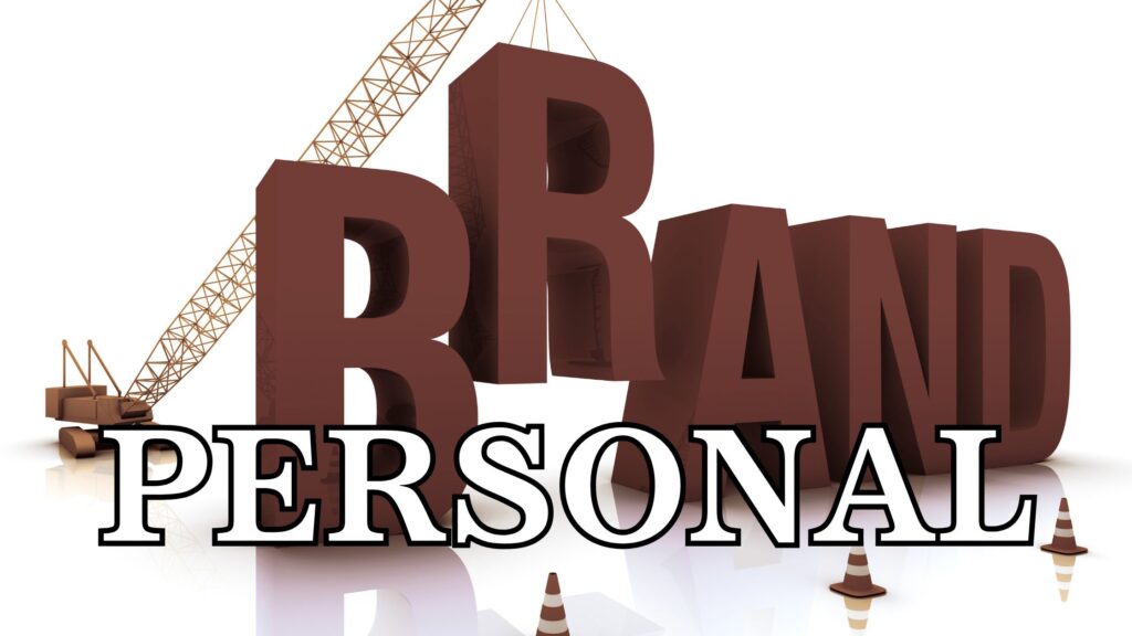 A giant letters spelling BRAND, symbolizing the process of building a personal brand with Biz Signature