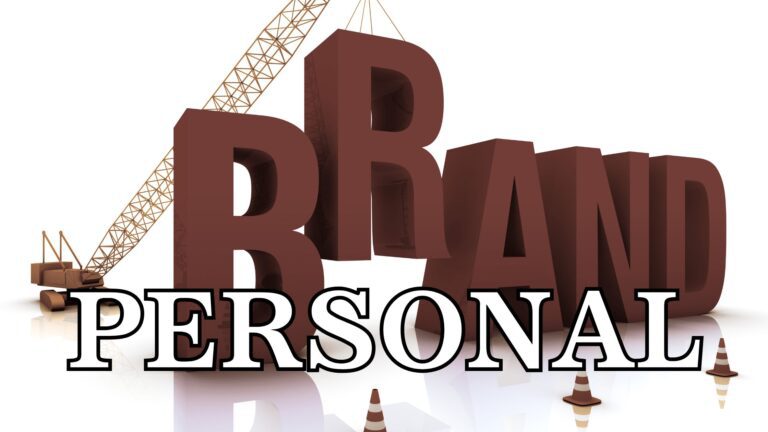 A giant letters spelling BRAND, symbolizing the process of building a personal brand with Biz Signature
